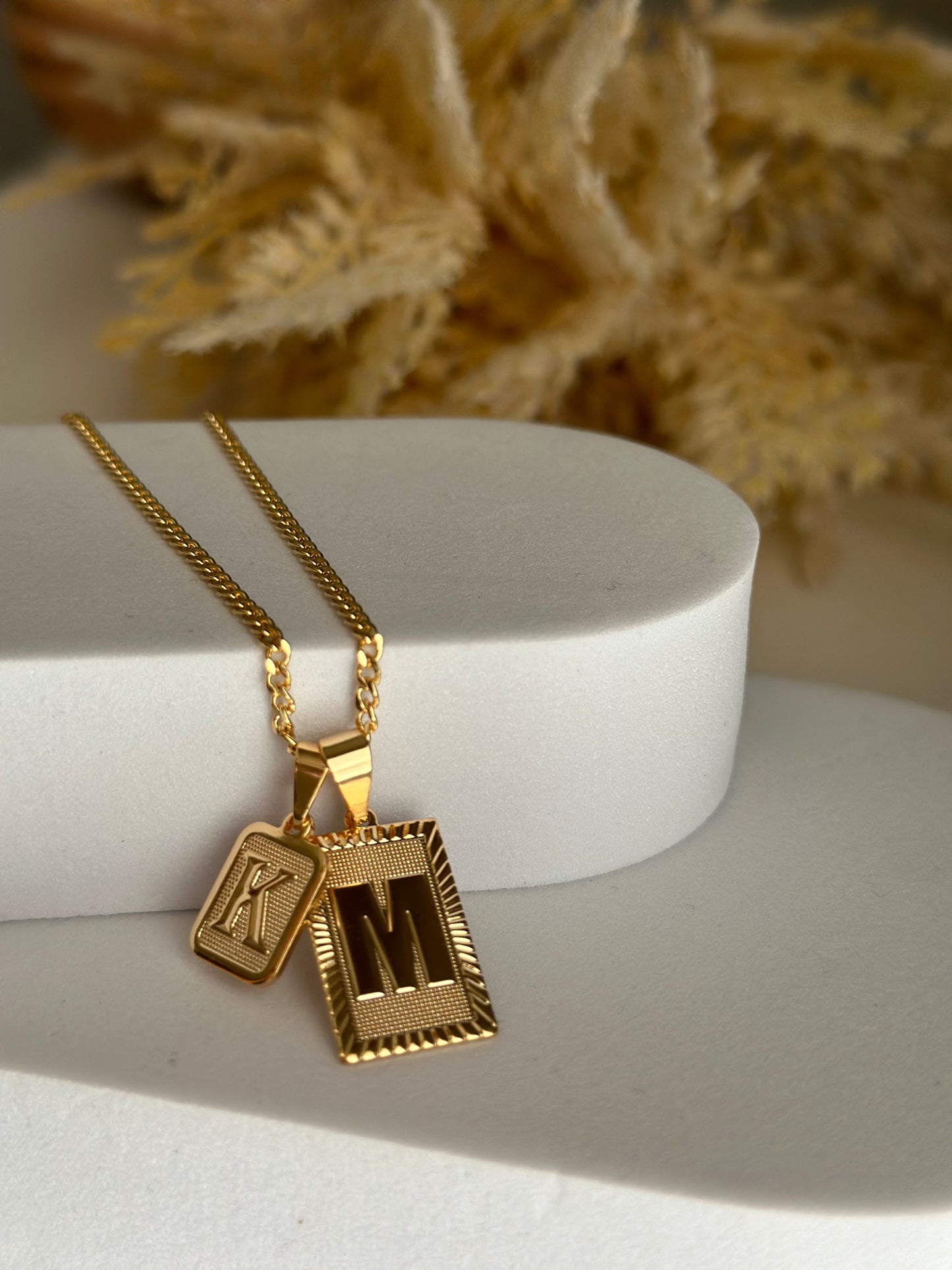 Small Initial Necklace