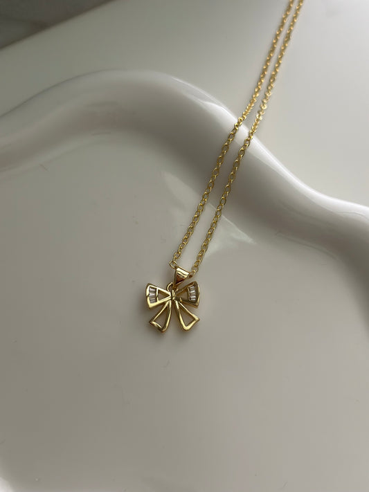 Bow Dainty Necklace